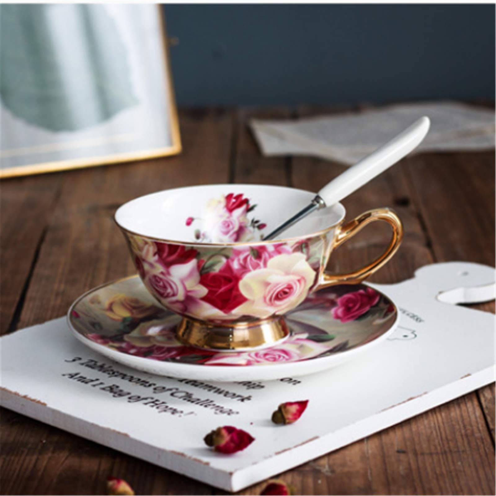 Amazon | 高級カップ＆ソーサーセット コーヒーカップ＆ソーサー